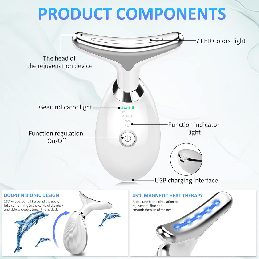 Revitalize Your Skin with the 7-Color LED Facial Massager: The Ultimate Anti-Aging Therapy