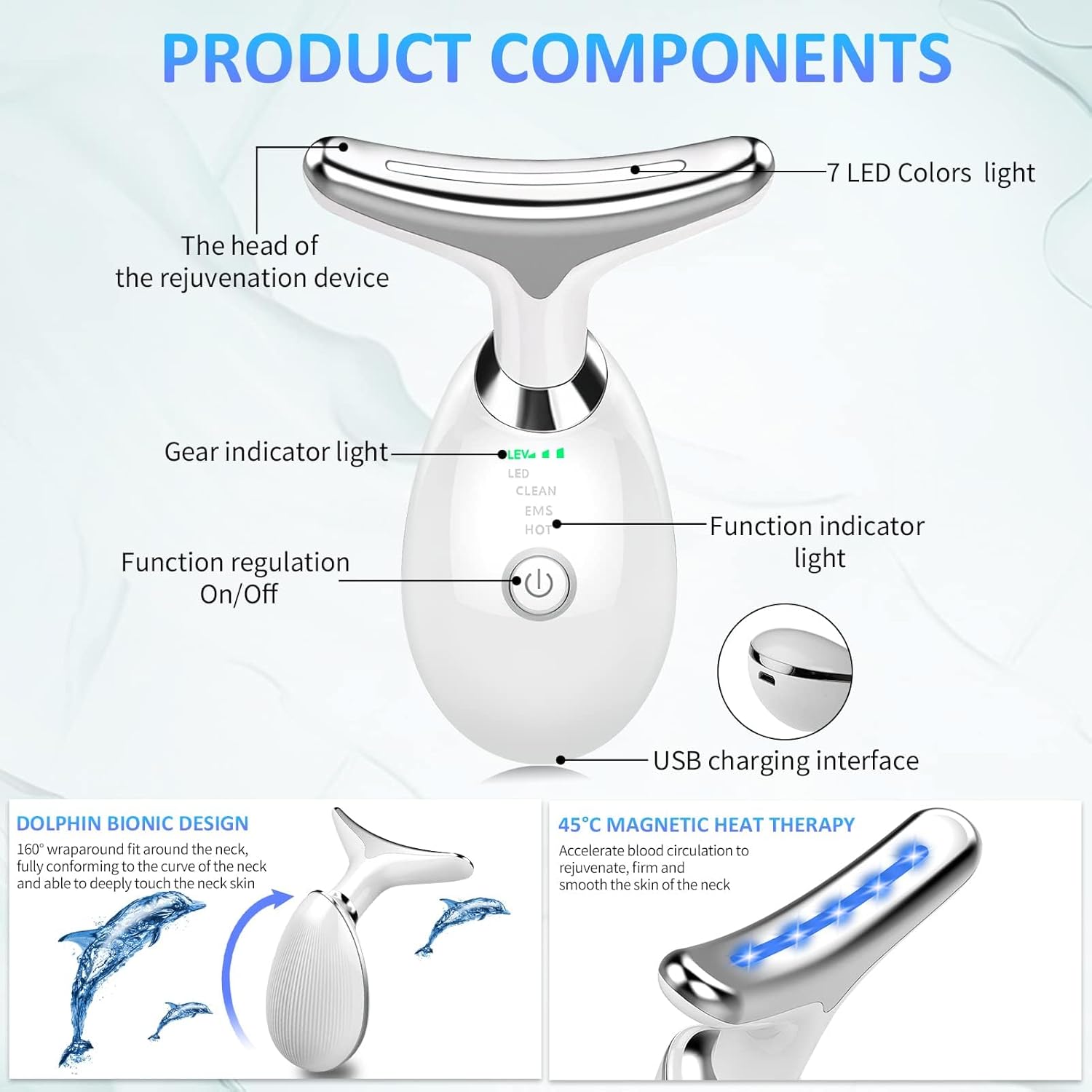 Revitalize Your Skin with the 7-Color LED Facial Massager: The Ultimate Anti-Aging Therapy