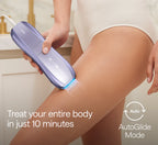 Easemate IPL device showing intensity level settings and control button